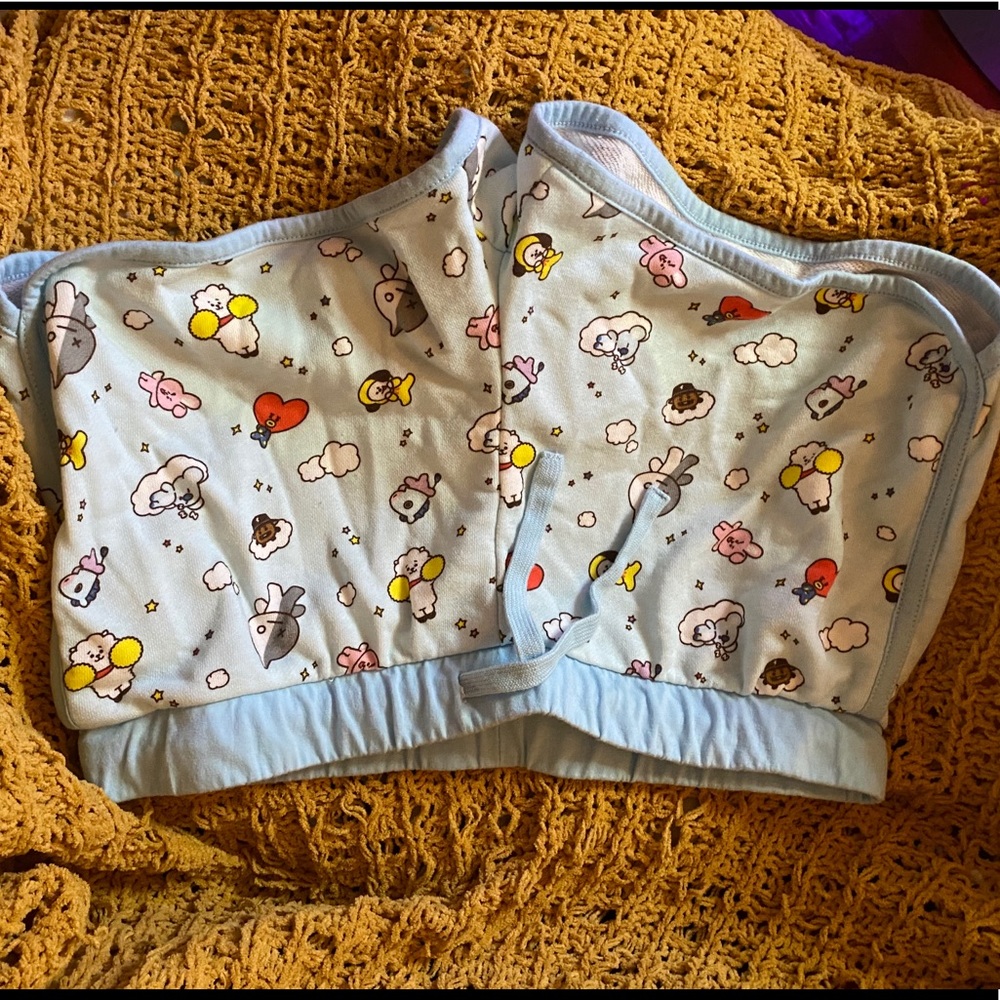 BT21 Baby Blue Character Shorts NWOT!